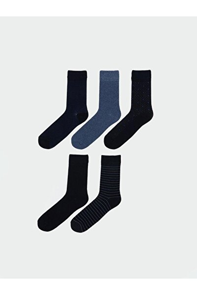 LC Waikiki Striped Men's Socks 5-Piece (W5)