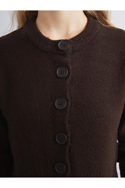 LC Waikiki Crew Neck Women's Knitwear Cardigan (W5)