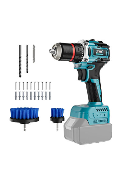 Generic 18V Cordless Power Drill-1/2" Brushless Electric Drill Driver-440 In-lbs Torque, 20+1 Speed Setting