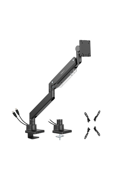 StableDesk Suport monitor StableArm Super Heavy-Duty, 1 braț, Până la 27 kg, ...
