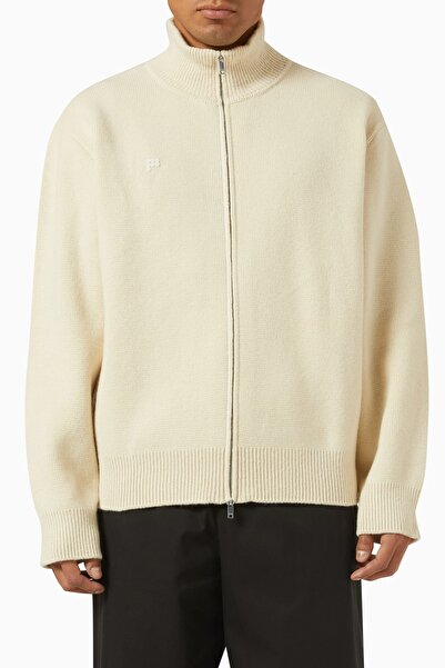PANGAİA Cashmere Dna Zipper Sweater, Eco-Friendly Luxury and Modern Style