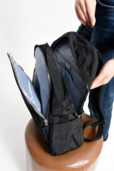 Galat Imported Crinkle Fabric Waterproof Backpack 1089