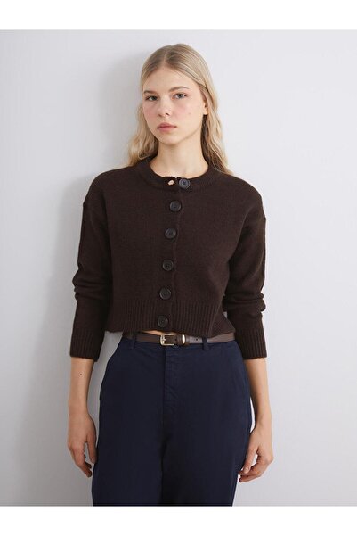 LC Waikiki Crew Neck Women's Knitwear Cardigan (W5)