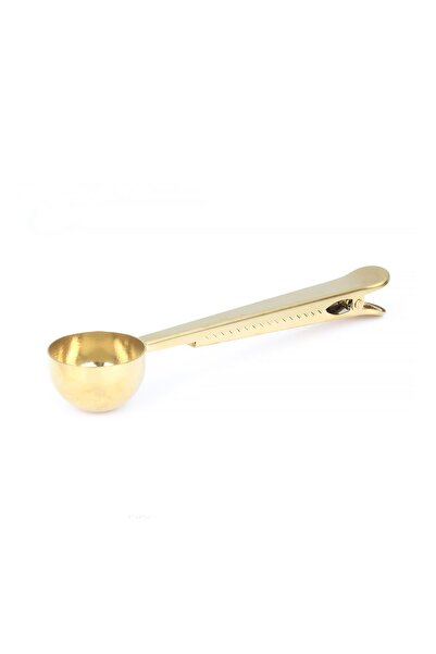 EWs Gold Stainless Steel Measuring Spoon with Latch 15 ml