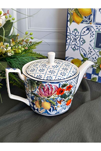 ROSSEV Italy Garden Porcelain Teapot