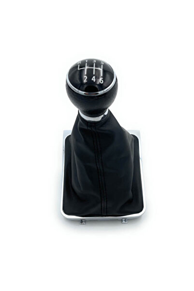 MOTOR10 Gear shifter sleeve with knob and bag for VW Passat B6 2005-2010, 6 speeds