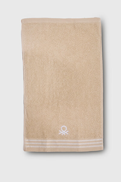 Benetton Home 5 Pieces Bath Towel Hand Face Body Beige 100% Cotton 30X50 cm Face Towel