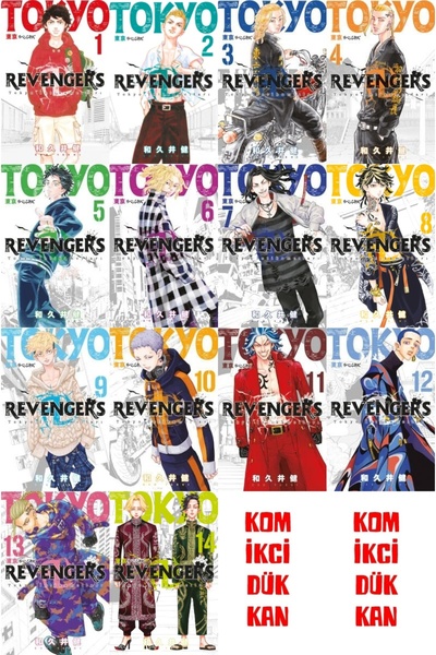 Gerekli Şeyler Yayıncılık Tokyo Revengers 1-2-3-4-5-6-7-8-9-10-11-12-13-14 ma...