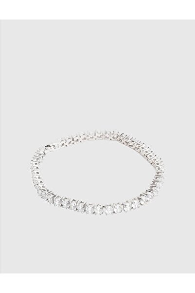 İLVİ Kristalo Gümüş Renk Kadın Bileklik