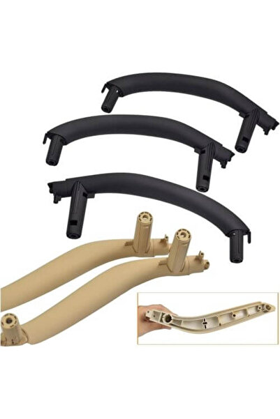 MOTOR10 Set of 3 interior handles front/rear BMW X5 F15 X6 F16, 51417292244, Black