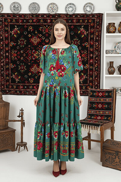 Ie Traditionala Rochie Vaporoasa Lunga Anuta 11