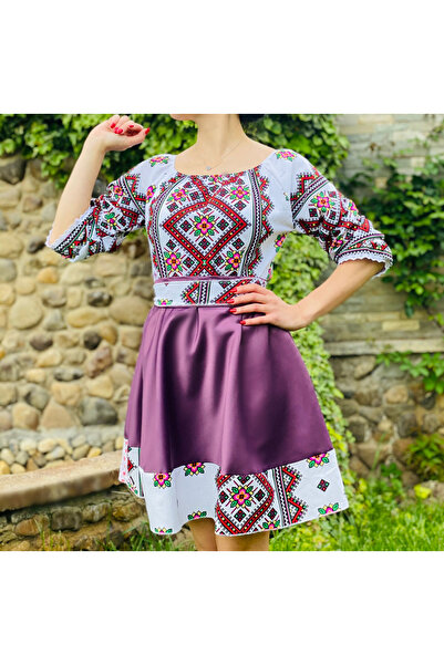 Ie Traditionala Rochie Traditionala stilizata cu Laura 19