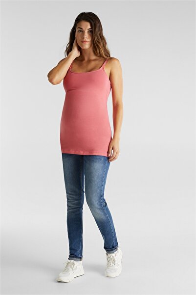 Esprit Pink cotton tank top for pregnancy and breastfeeding