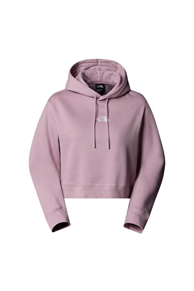THE NORTH FACE Dámská mikina s kapucí ESSENTIAL CROP NF0A89EXD2Q1 světle růžová-XS