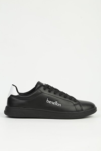 Benetton Black Men's Sports Shoes Imported