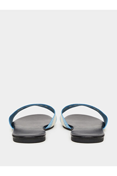 Take Two By Styli Printed Strap Flat Sandals