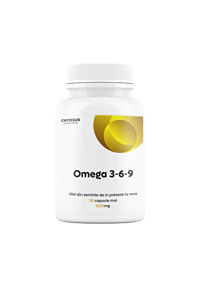 Cerasus Puterea Naturii Omega 3-6-9 Flaxseed Oil 1200mg