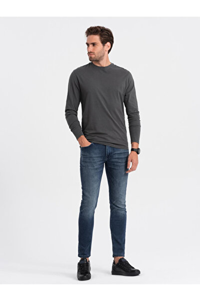 OMBRE Ανδρικό μονόχρωμο μακρυμάνικο - ανάμεικτο σετ των 2 Z43 M