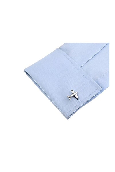 Artizan Suits Silver airplane buttons