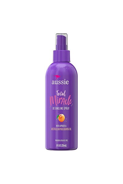 Aussie Hair Care Miracle Detangling Spray With Apricot & Macadamia Oil, 8 Fl Oz