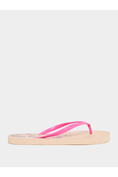 Styli Floral Print Flip Flops