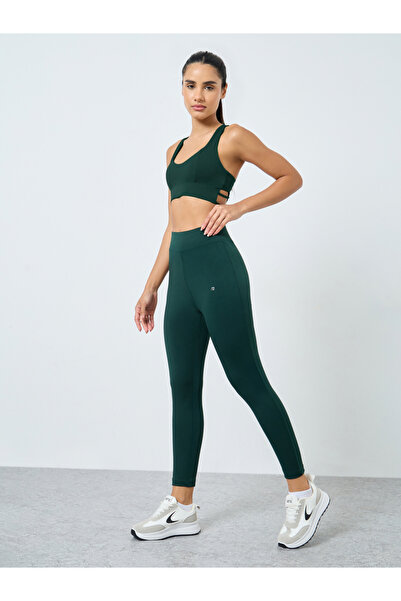 Styli بنطال ضيق أساسي بحزام خصر عريض