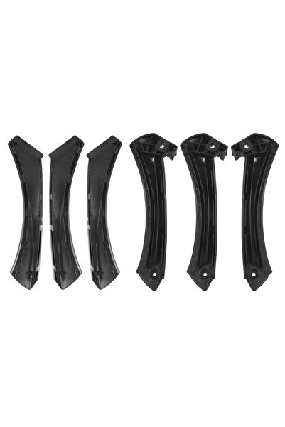 MOTOR10 Set of 6 interior handles front/rear BMW 3 Series E90 E91, 51417230849, Black