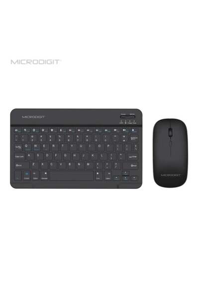 Microdigit Wireless keyboard and mouse set - modern design and complete performance