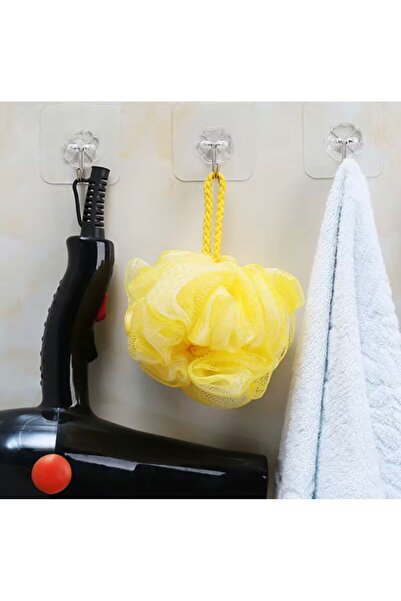 sonx Super Strong Adhesive Water Resistant Transparent Hanger Set of 5 Reusable Hooks