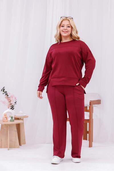 Siyezen Plus Size Modal Fabric Oversize Set