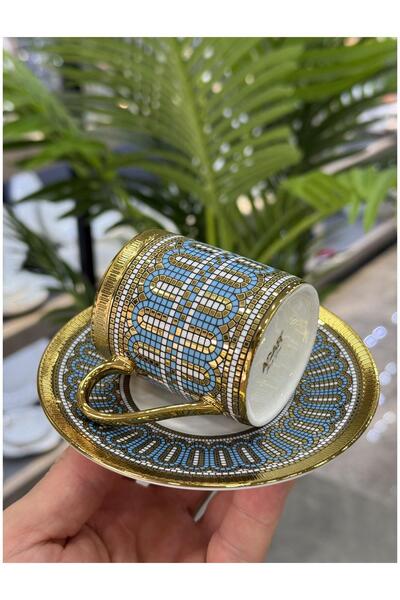 Doğudeko Lisette Luxury Porcelain 6-Piece Cup Set