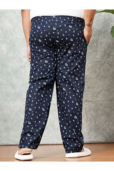 HardSoda By Styli Plus Men Regular Fit Nautical Print Lounge Pants