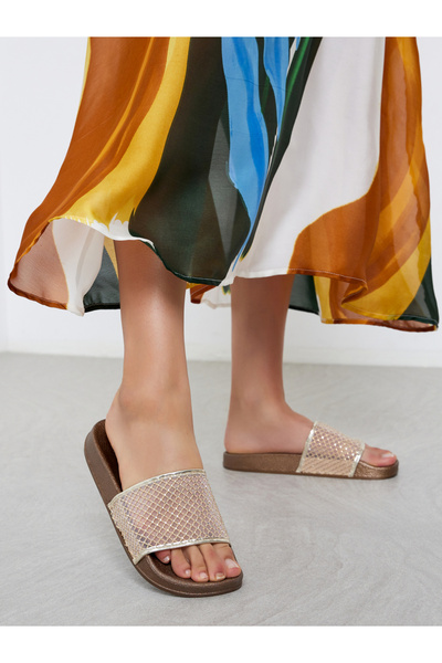 Styli Rhinestone Embellished Slides