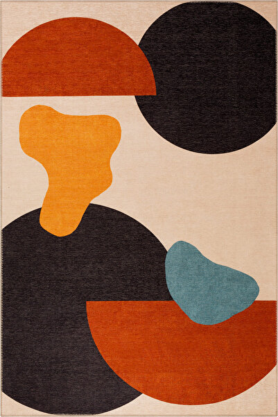 ARTLOOP Funk Şönil Dokuma Pamuk Polyester Renkli Halı AL 402