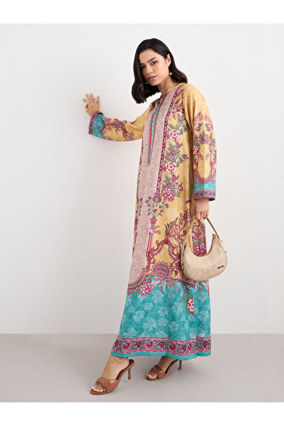 Styli جلابية ماكسي بطبعة زهور نسائية