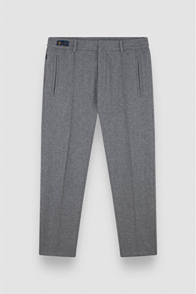 PAUL&SHARK بنطلون تشينو منسوج للرجال مع رباط