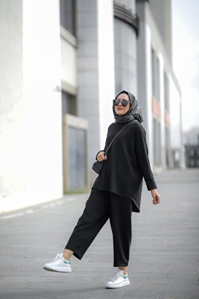 NS Moda Tesettür Zeyna Kadın Siyah Model-524