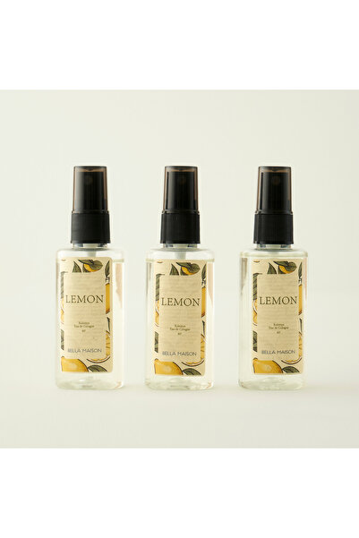 Bella Maison Lemon Kolonya 3'lü Sarı (50 ml)