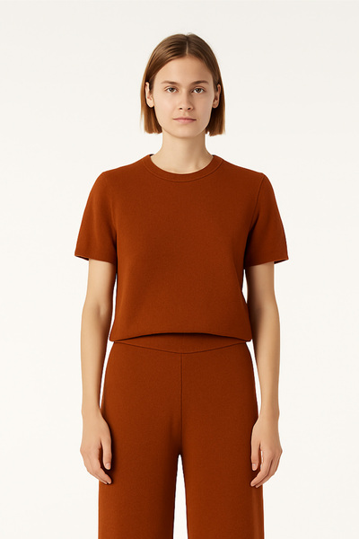 Msrlassn Tile Round Neck Women's Sweater