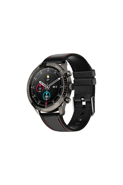Twinkler Smartwatch TKY-QY05 Black, Leather Strap with Sports Modes