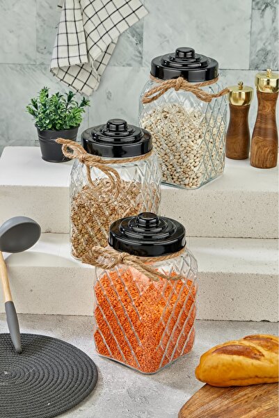 Cooker Lüx 25 cm 3.5 Lt Nostalgia Series Glass Jar Storage Container (1 Piece)