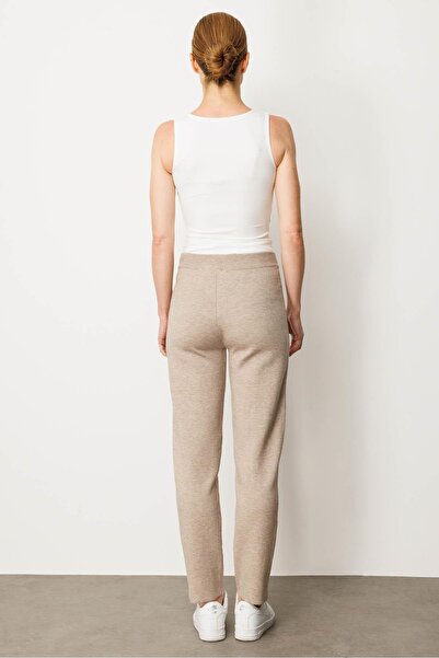 Desen Triko Women's Trousers Mink