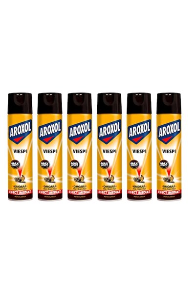 Aroxol Set de 6 x Spray anti-viespi 400ml de la DBR ® efect de lungă durată, ...
