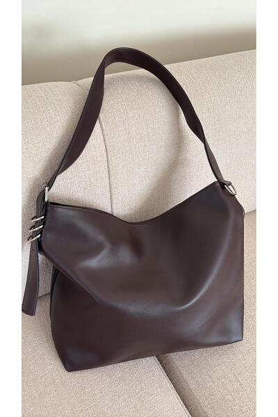 Z&M COLLECTION BAG SHOPPİNG Women's Casual Soft Leather Shoulder Bag – Zippered, Adjustable Strap Daily Bag