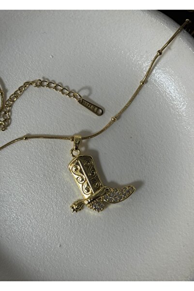 KİLİGİSTANBUL ÇELİK KOVBOY FİGÜRLÜ KOLYE 40+5 CM