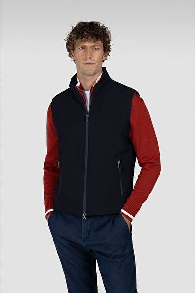 PAUL&SHARK سترة رجالية منسوجة بخاصية التمدد الديناميكي