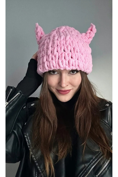 AidaAstrid Snow Mask Hat Puffy Beanie Ski&Snowboard Balaclava