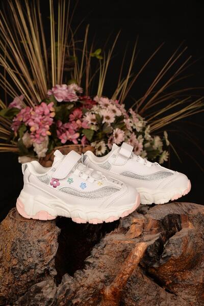 Cool Kids Girl's Winter Waterproof Non-Slip Lightweight Eva Sole Orthopedic Comfortable Skin Leather Sports Shoes