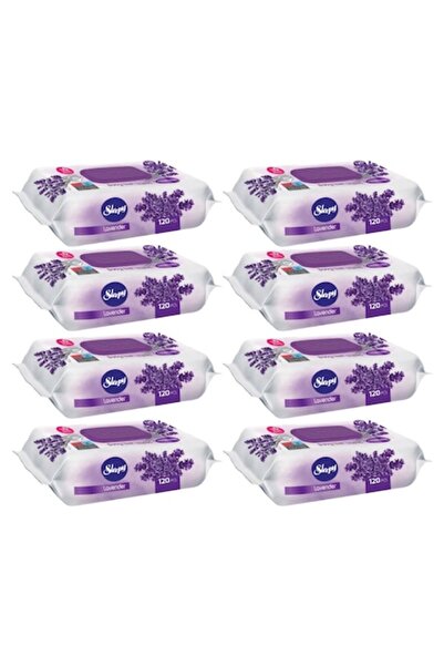 Sleepy Set 8 x Wet Wipes 120 pcs Lavender
