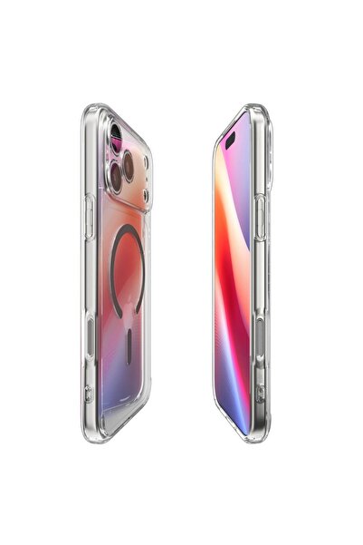 Spigen Θήκη για iPhone 17 Pro Max, Ultra Hybrid T MagSafe, Διαφανής